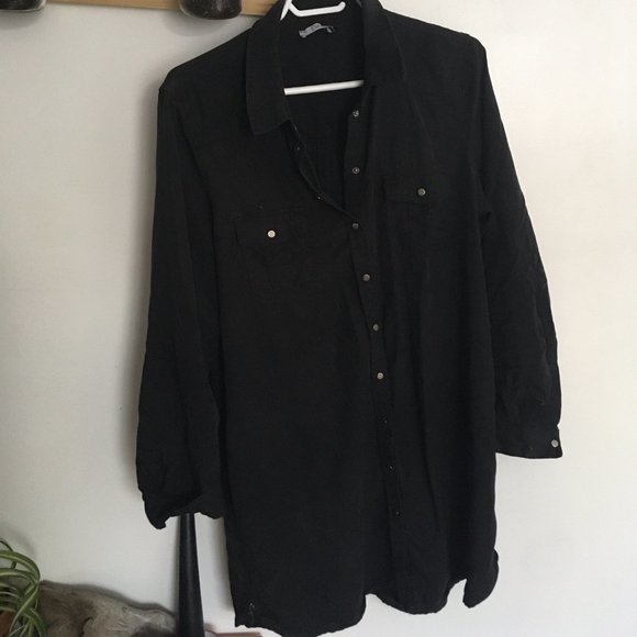 black tunic dress - Picture 1 of 4